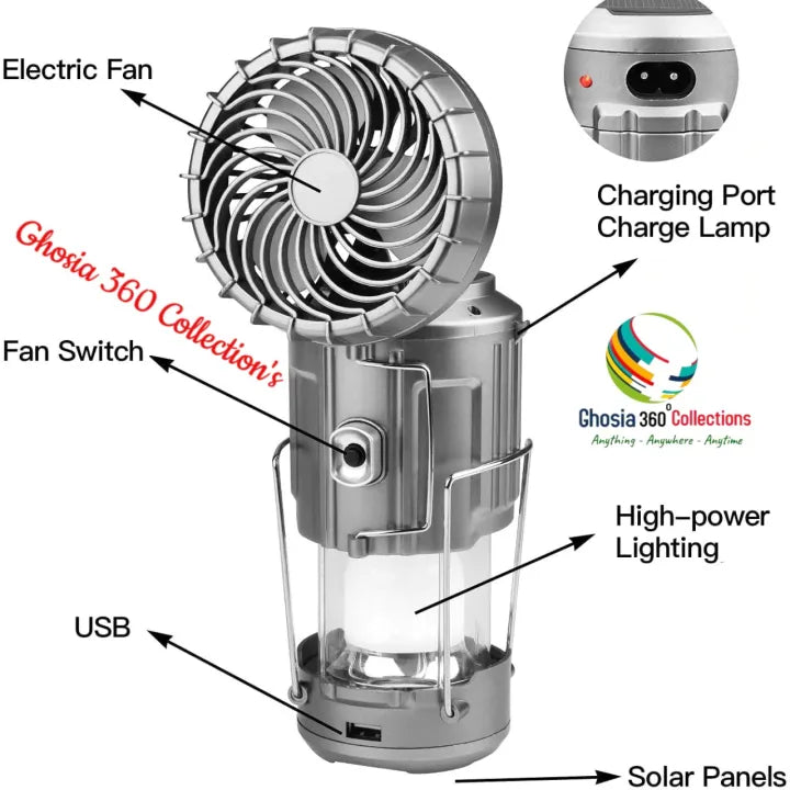 Camping Light +Fan